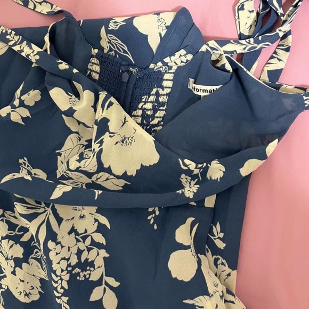 Reformation Besse Dress in Cyanotype *NEW* - Picture 6 of 7